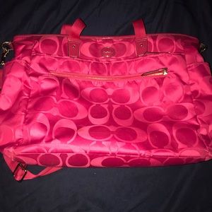 Coach diaper bag with bonus “mom bag”